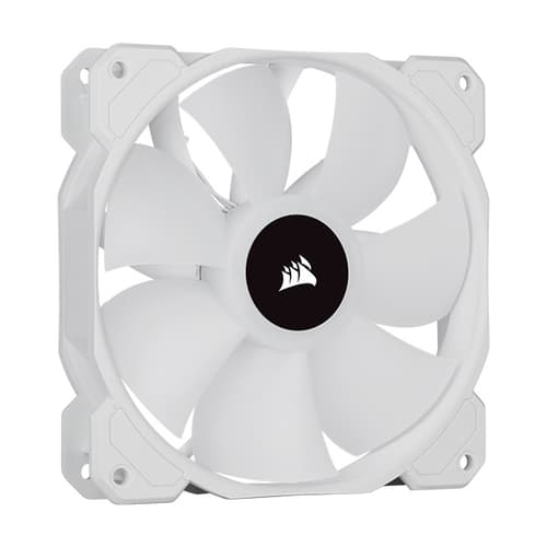 Corsair iCUE SP120 RGB Elite White Cabinet Fan With Lighting Node Core (Triple Pack)